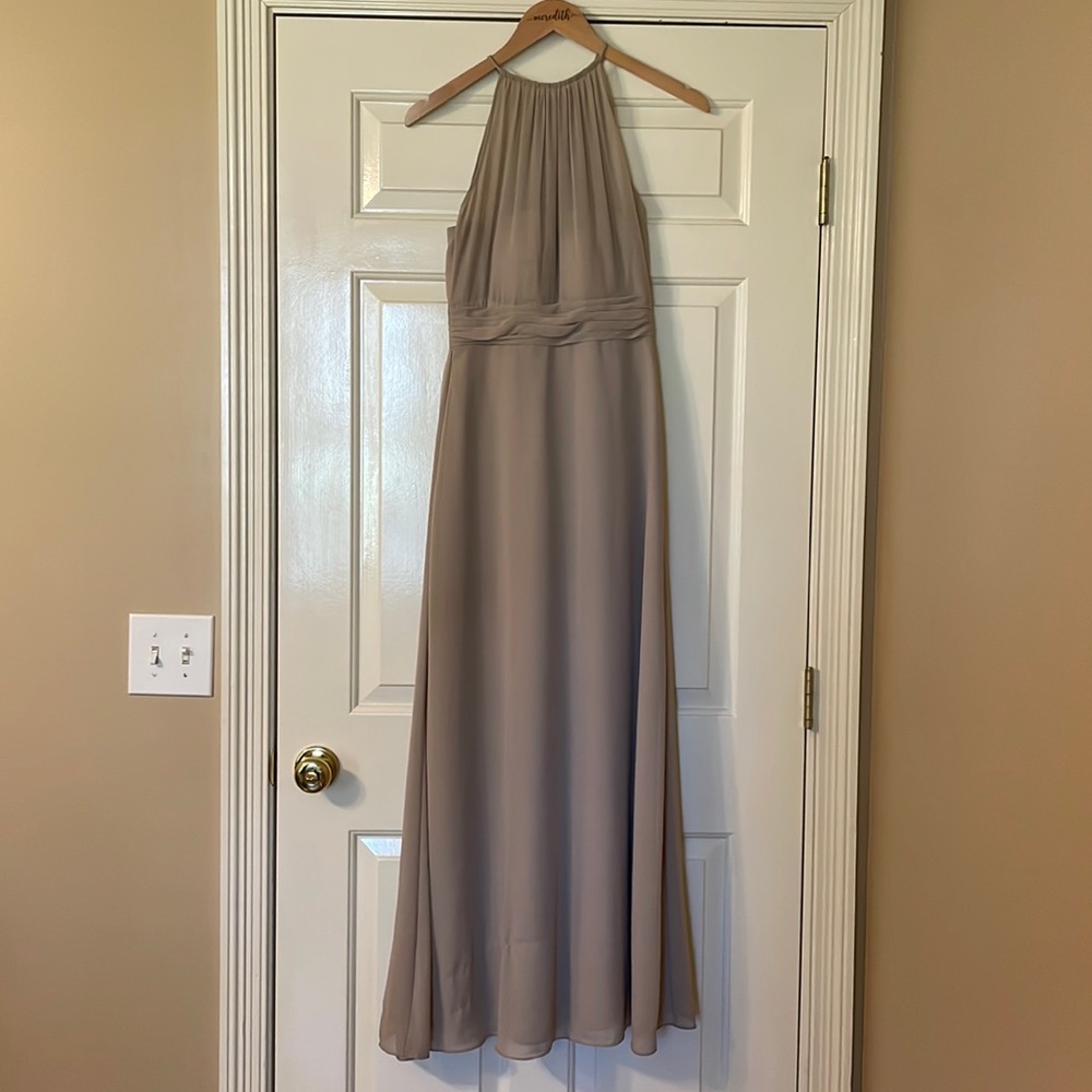 Champagne color size 2 bridesmaid dress